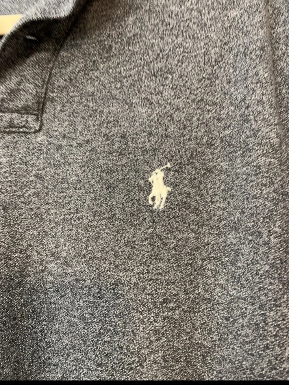 Polo Ralph Lauren Custom Slim Fit Polo Shirt Heather Grey Men’s Medium